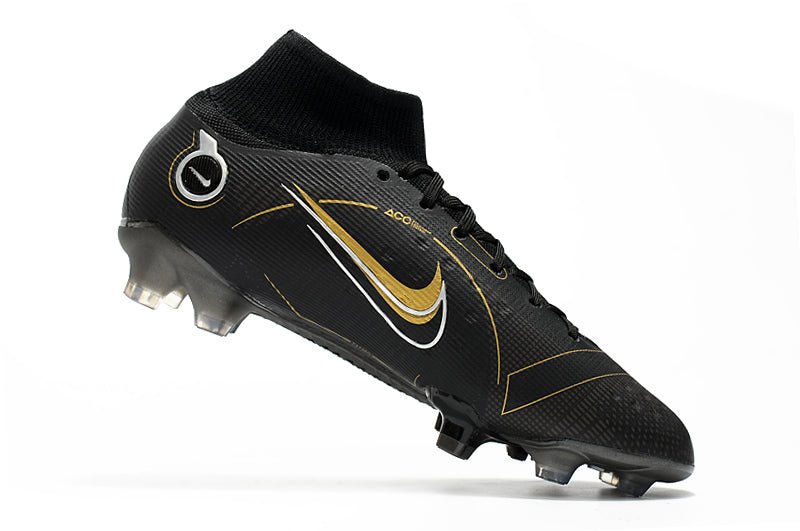 Nike Mercurial Superfly 8 Elite FG – Noir Or Métallique Argent Métallique - FootXPert