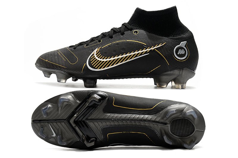 Nike Mercurial Superfly 8 Elite FG – Noir Or Métallique Argent Métallique - FootXPert