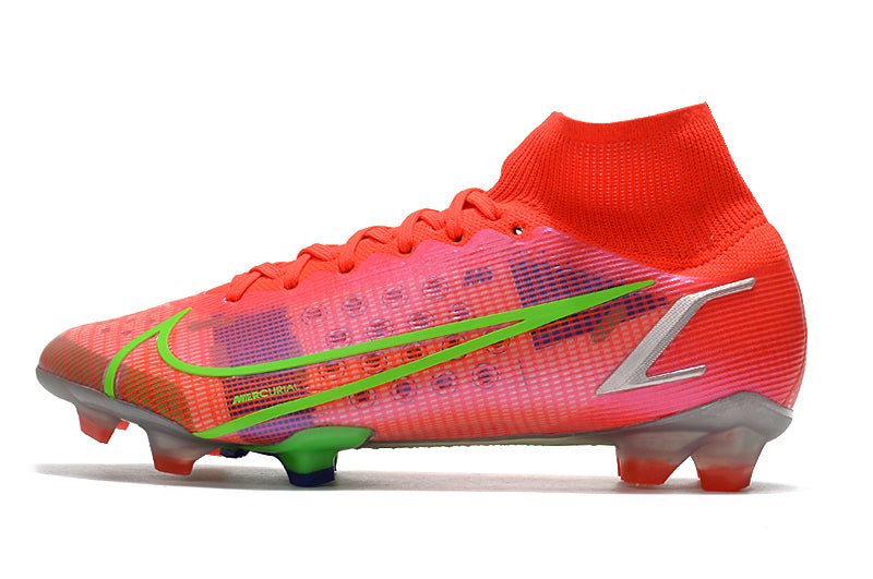 Nike Mercurial Superfly 8 Elite FG – Rubis Argent Métallique - FootXPert