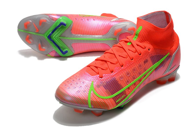 Nike Mercurial Superfly 8 Elite FG – Rubis Argent Métallique - FootXPert
