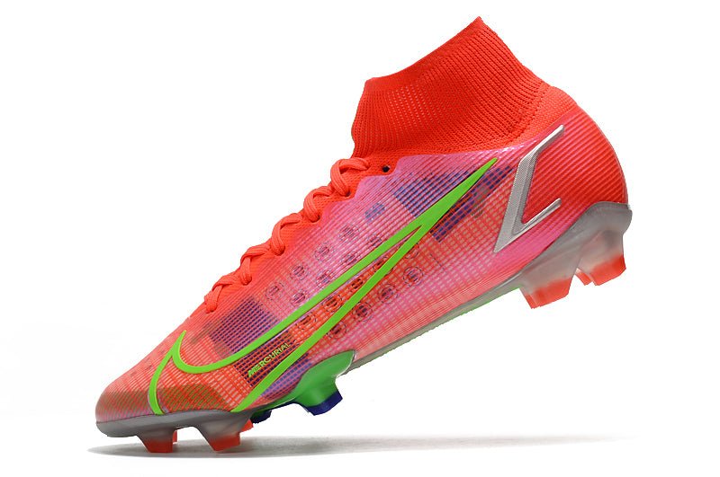 Nike Mercurial Superfly 8 Elite FG – Rubis Argent Métallique - FootXPert