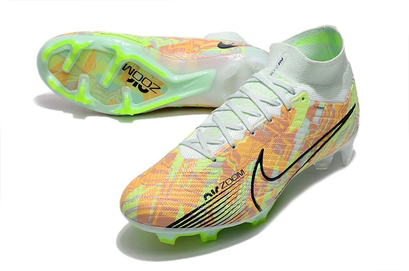 Nike Mercurial Superfly 9 Elite AG – Bonded – Vert Bleu Orange - FootXPert