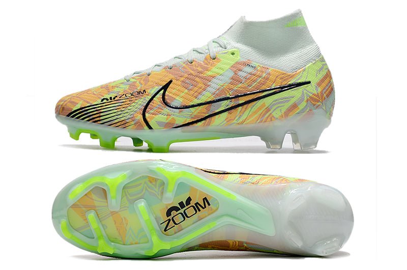 Nike Mercurial Superfly 9 Elite AG – Bonded – Vert Bleu Orange - FootXPert