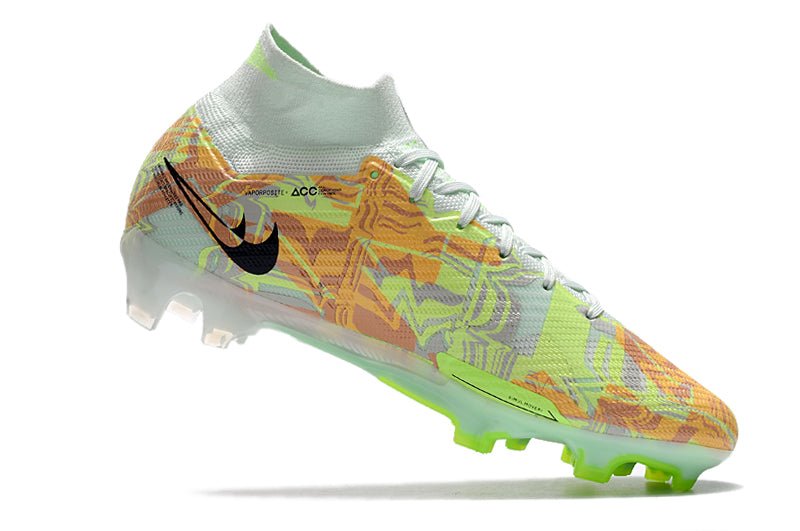 Nike Mercurial Superfly 9 Elite AG – Bonded – Vert Bleu Orange - FootXPert