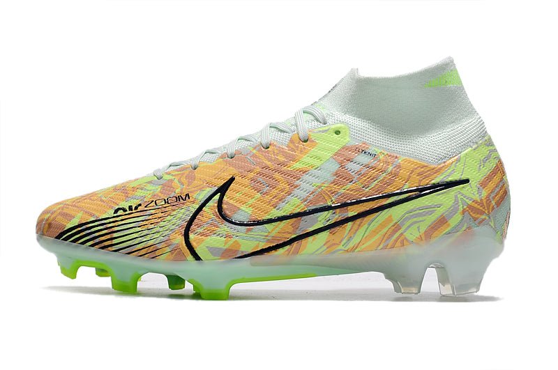 Nike Mercurial Superfly 9 Elite AG – Bonded – Vert Bleu Orange - FootXPert