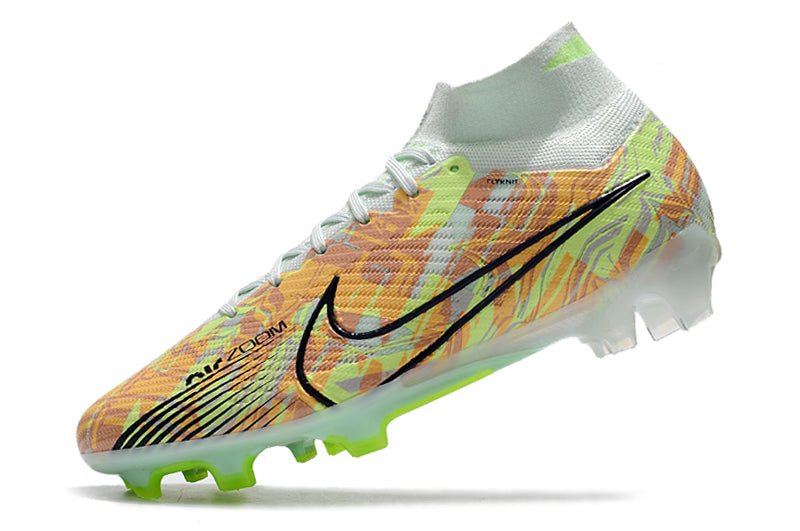 Nike Mercurial Superfly 9 Elite AG – Bonded – Vert Bleu Orange - FootXPert