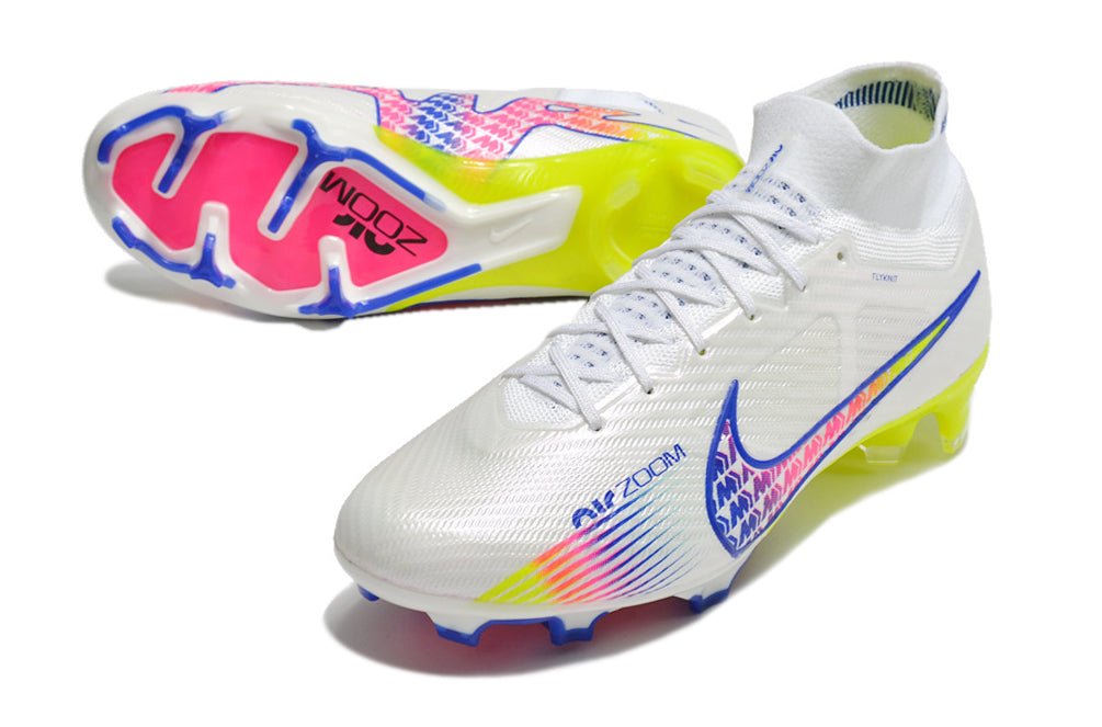 Nike Mercurial Superfly 9 Elite FG – Blanc Bleu Volt - FootXPert