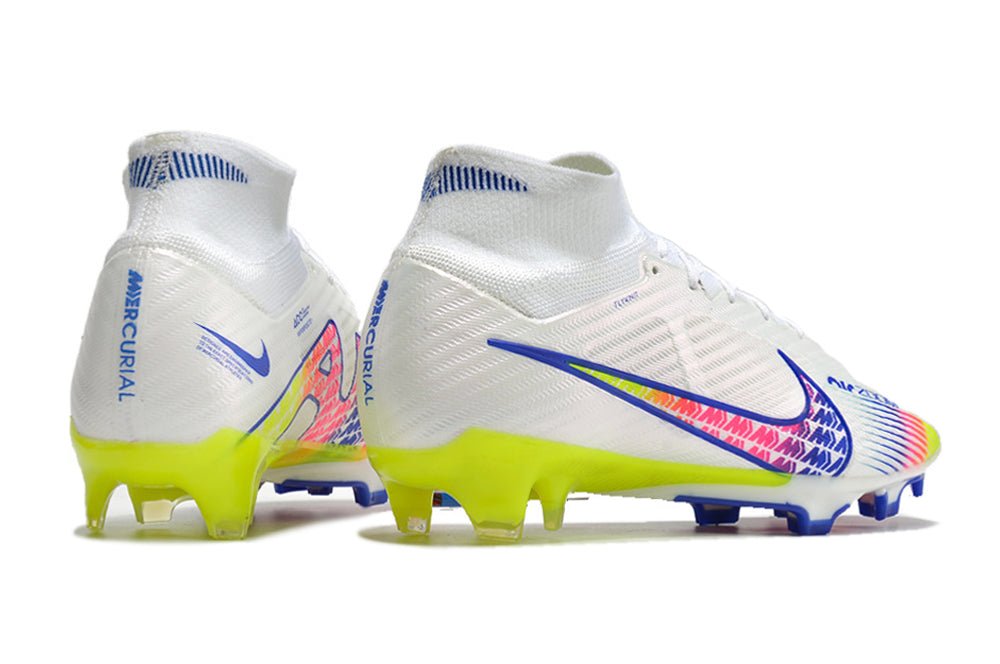 Nike Mercurial Superfly 9 Elite FG – Blanc Bleu Volt - FootXPert