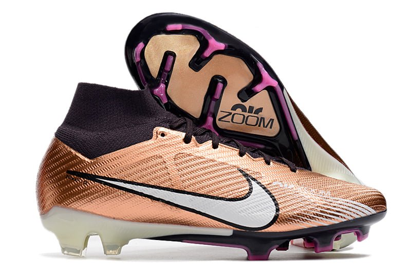 Nike Mercurial Superfly 9 Elite FG – Mbappé – Cuivre Métallique - FootXPert