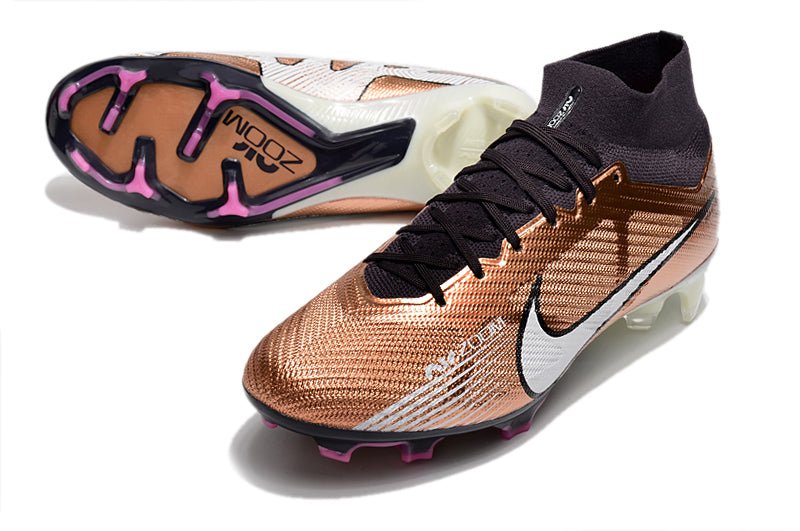 Nike Mercurial Superfly 9 Elite FG – Mbappé – Cuivre Métallique - FootXPert
