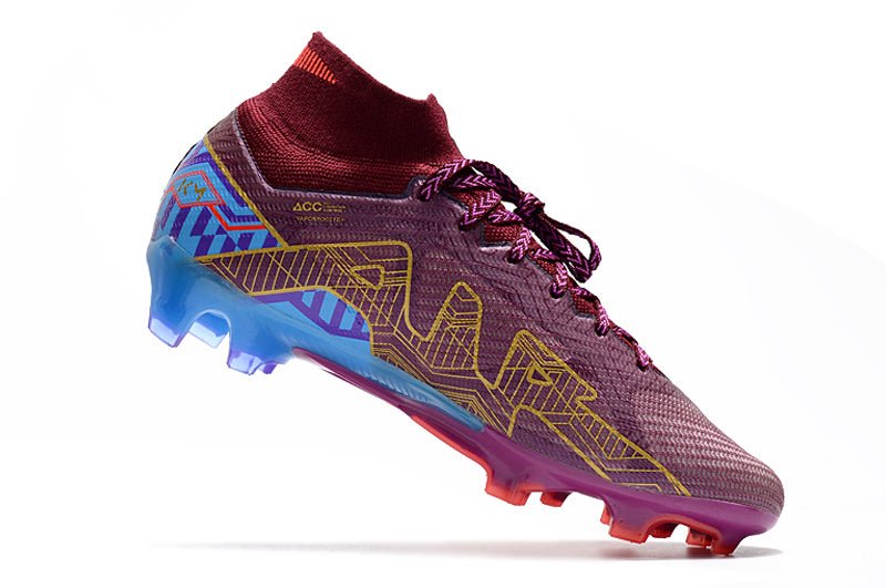 Nike Mercurial Superfly 9 Elite SG – KM – Foncé Betterave Métallique Or - FootXPert