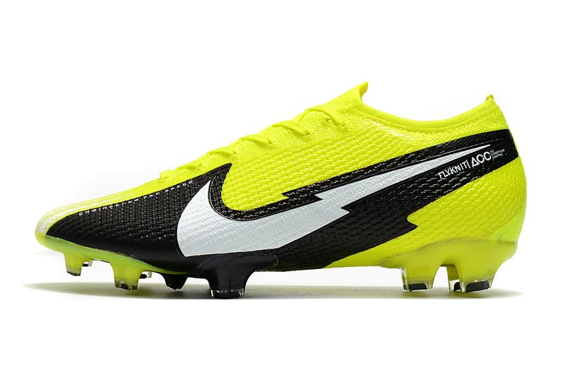 Nike Mercurial Vapor 13 Elite FG – Jaune Noir Blanc - FootXPert