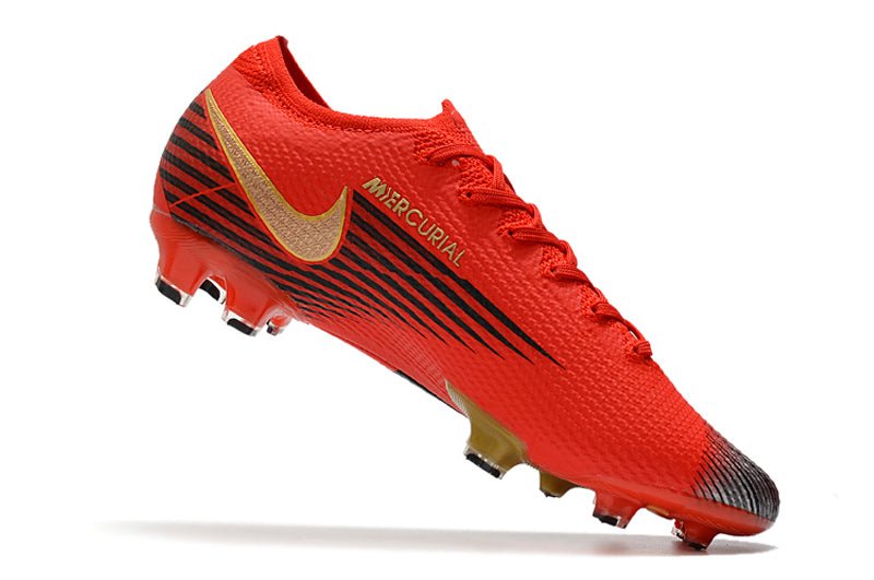 Nike Mercurial Vapor 13 Elite FG – Rouge Noir Or - FootXPert