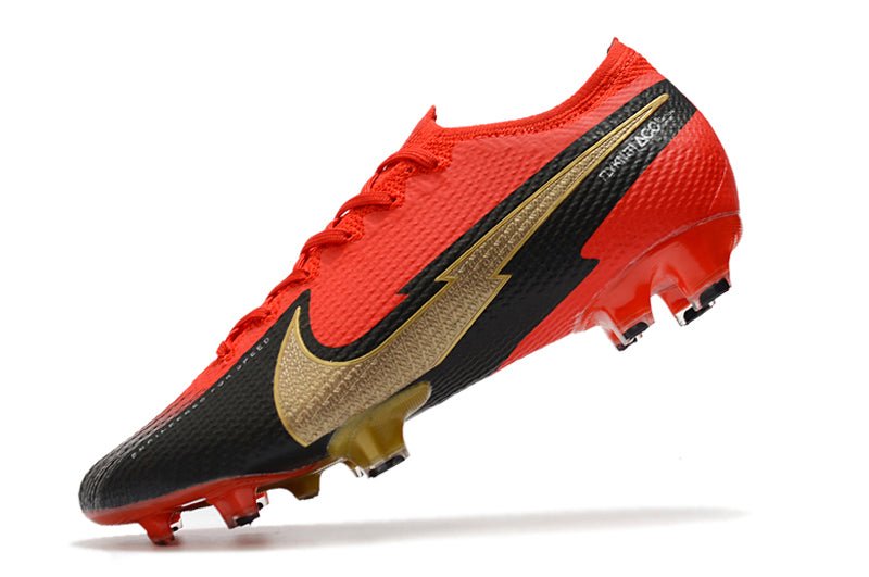 Nike Mercurial Vapor 13 Elite FG – Rouge Noir Or - FootXPert