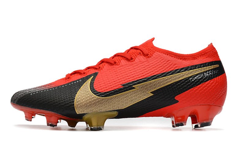 Nike Mercurial Vapor 13 Elite FG – Rouge Noir Or - FootXPert