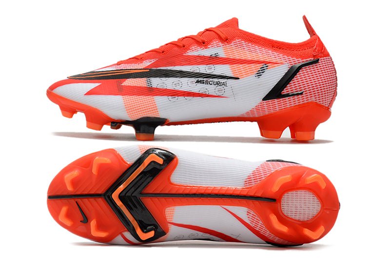 Nike Mercurial Vapor 14 Elite AG - Pro – Rouge Piment Noir Fantôme Orange Total - FootXPert
