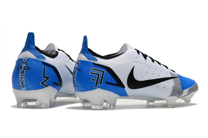 Nike Mercurial Vapor 14 Elite FG – Blanc Bleu Noir - FootXPert