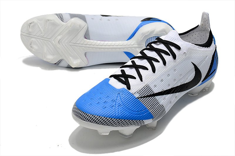 Nike Mercurial Vapor 14 Elite FG – Blanc Bleu Noir - FootXPert