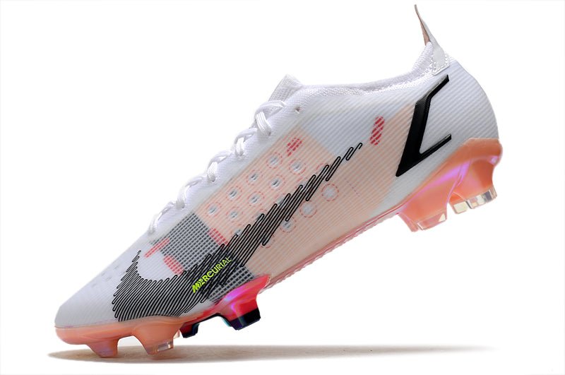 Nike Mercurial Vapor 14 Elite FG – Blanc Noir Cramoisi - FootXPert