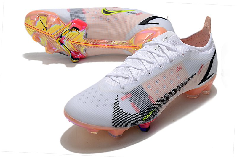 Nike Mercurial Vapor 14 Elite FG – Blanc Noir Cramoisi - FootXPert