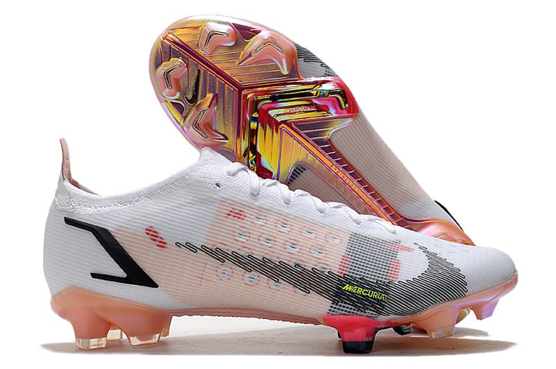 Nike Mercurial Vapor 14 Elite FG – Blanc Noir Cramoisi - FootXPert