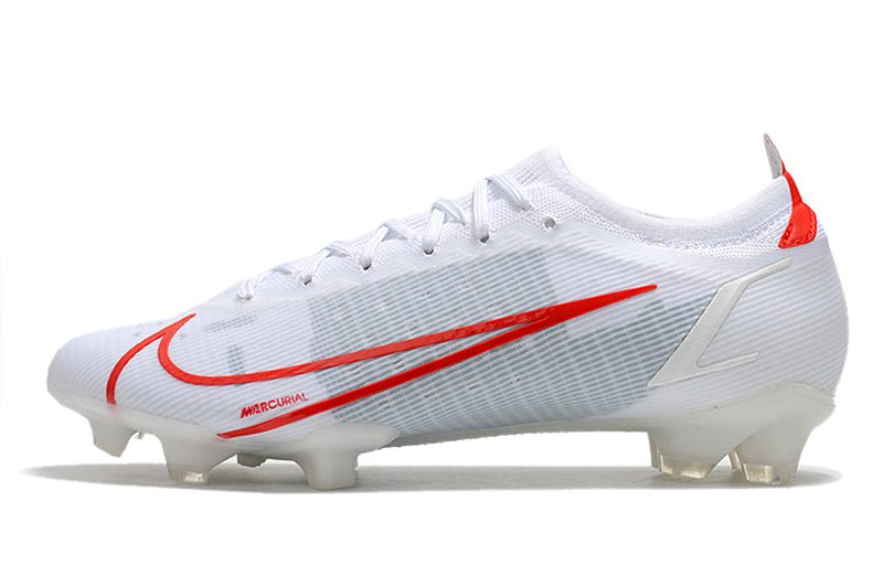 Nike Mercurial Vapor 14 Elite FG – Blanc Rouge - FootXPert
