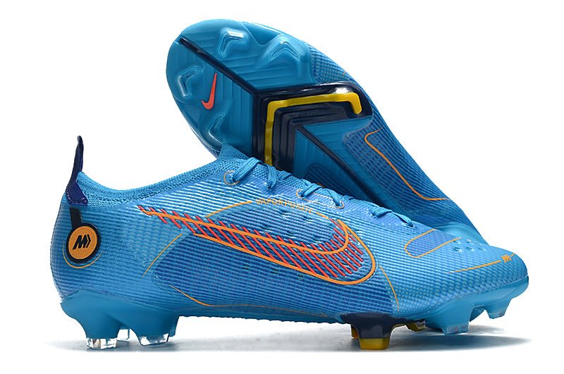 Nike Mercurial Vapor 14 Elite FG – Bleu Chlorine Orange Laser Marina - FootXPert