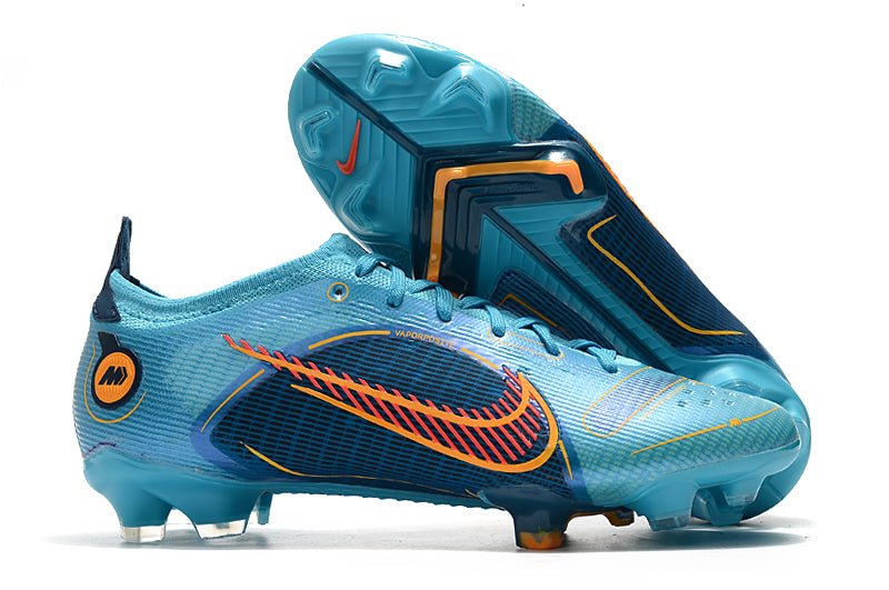 Nike Mercurial Vapor 14 Elite FG – Bleu Chlorine Orange Laser Marina - FootXPert