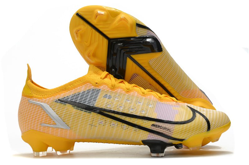 Nike Mercurial Vapor 14 Elite FG – Jaune Noir - FootXPert