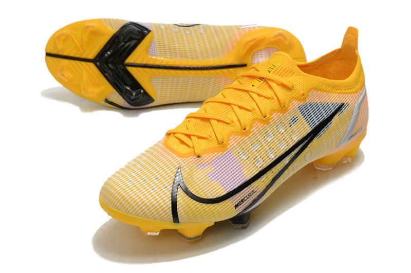 Nike Mercurial Vapor 14 Elite FG – Jaune Noir - FootXPert