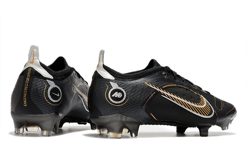 Nike Mercurial Vapor 14 Elite FG – Noir Or Métallique Argent Métallique - FootXPert