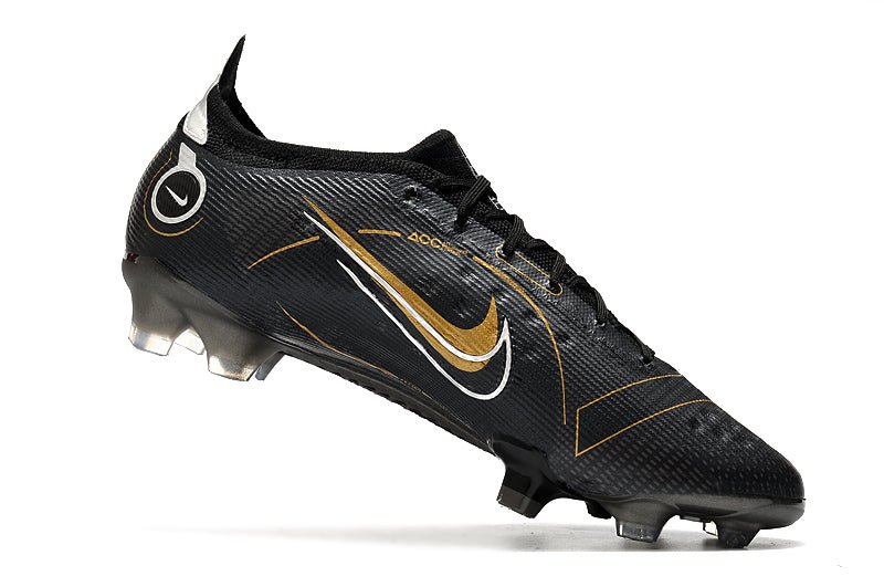 Nike Mercurial Vapor 14 Elite FG – Noir Or Métallique Argent Métallique - FootXPert