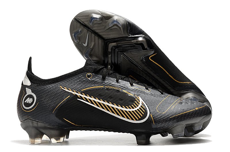 Nike Mercurial Vapor 14 Elite FG – Noir Or Métallique Argent Métallique - FootXPert