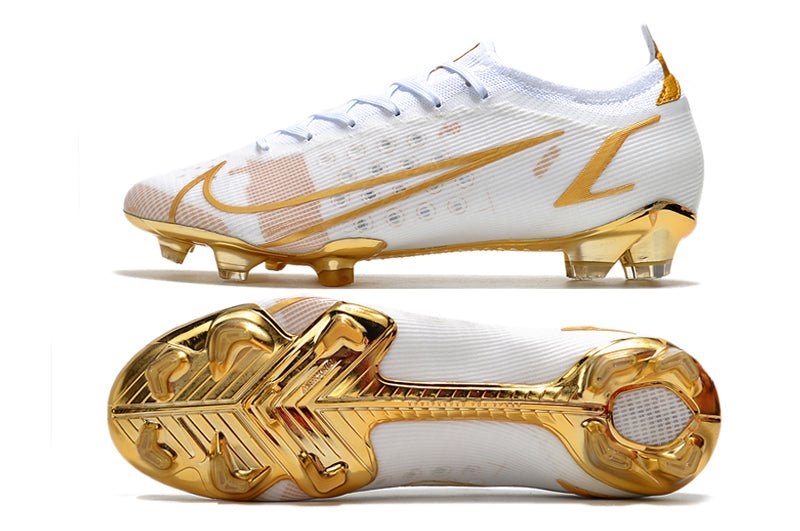 Nike Mercurial Vapor 14 Elite FG – Or Blanc - FootXPert