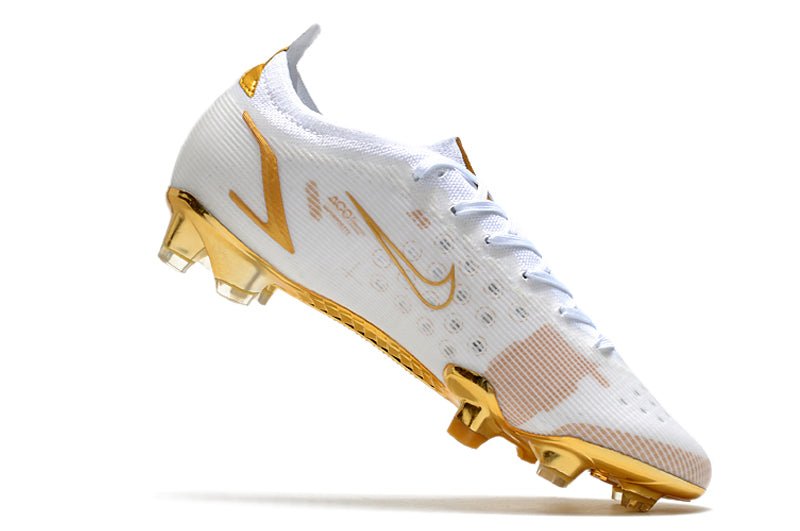 Nike Mercurial Vapor 14 Elite FG – Or Blanc - FootXPert