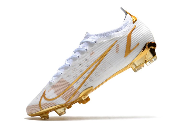 Nike Mercurial Vapor 14 Elite FG – Or Blanc - FootXPert