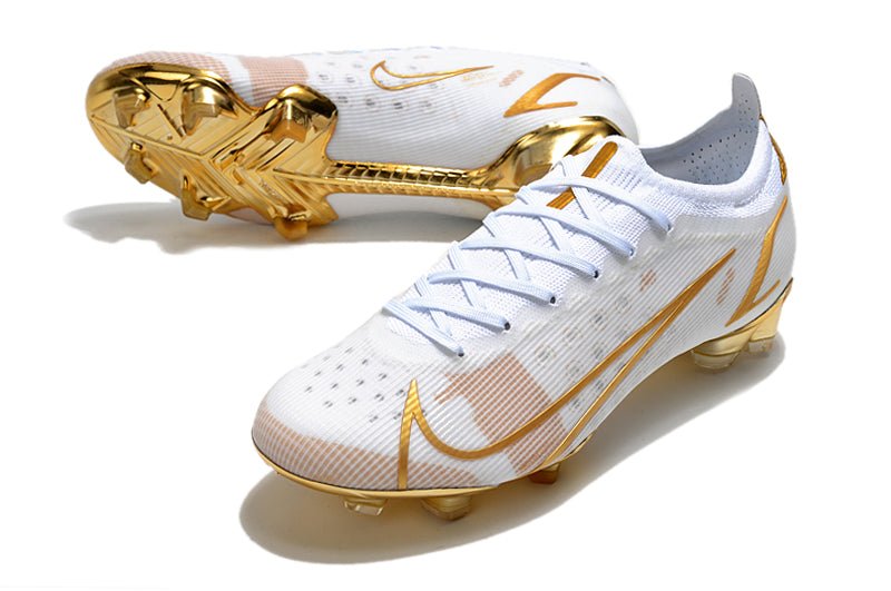Nike Mercurial Vapor 14 Elite FG – Or Blanc - FootXPert