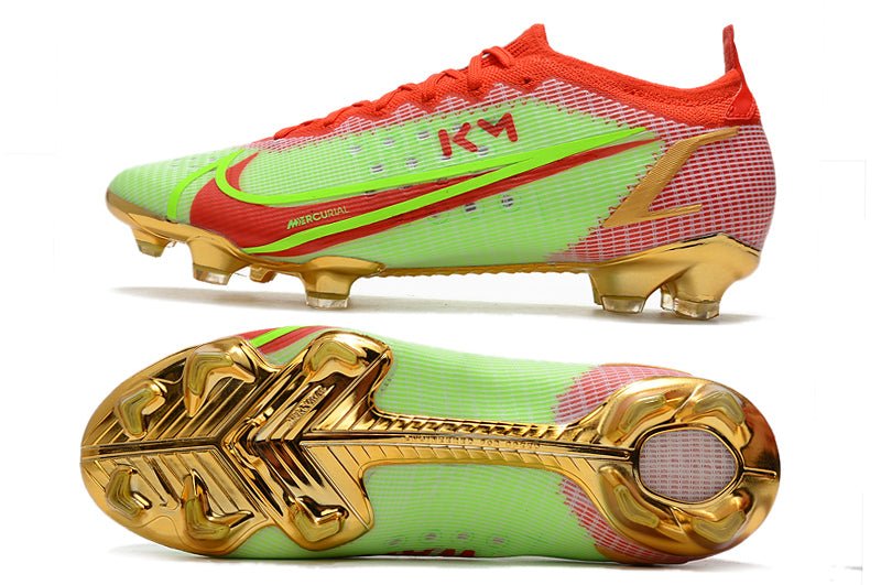 Nike Mercurial Vapor 14 Elite FG – Vert Rouge Or - FootXPert