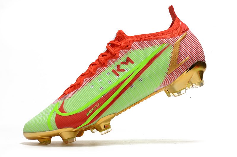 Nike Mercurial Vapor 14 Elite FG – Vert Rouge Or - FootXPert