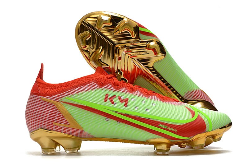 Nike Mercurial Vapor 14 Elite FG – Vert Rouge Or - FootXPert