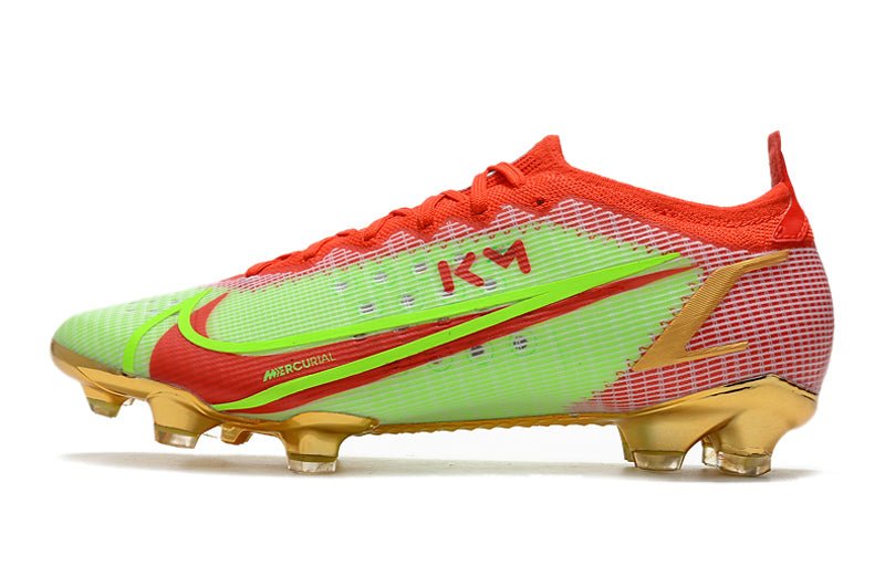 Nike Mercurial Vapor 14 Elite FG – Vert Rouge Or - FootXPert