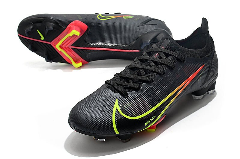 Nike Mercurial Vapor 14 Elite SG - Pro – Black x Prism – Noir Jaune Rouge - FootXPert
