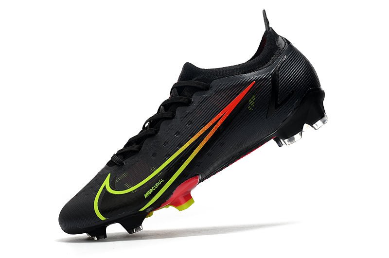 Nike Mercurial Vapor 14 Elite SG - Pro – Black x Prism – Noir Jaune Rouge - FootXPert