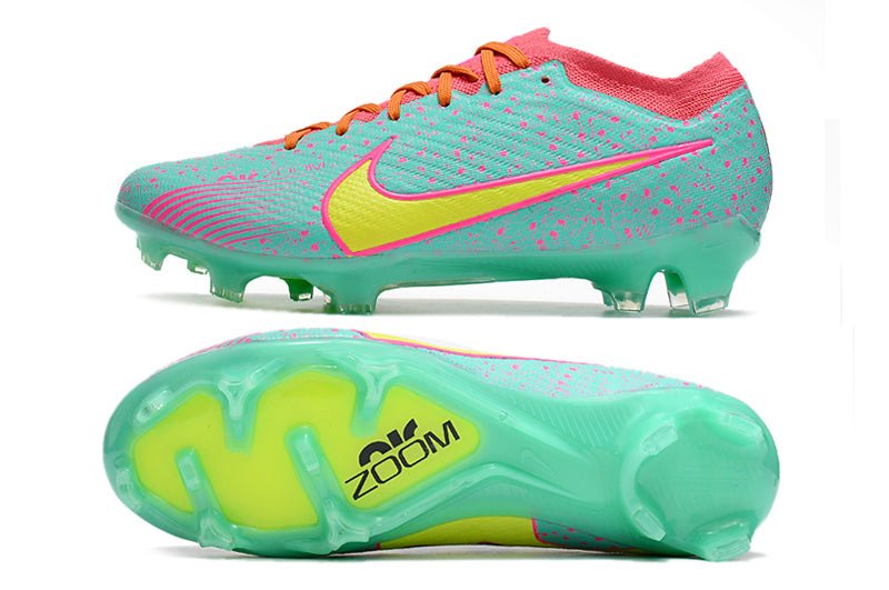 Nike Mercurial Vapor 15 Elite FG – Bleu Jaune Rose - FootXPert