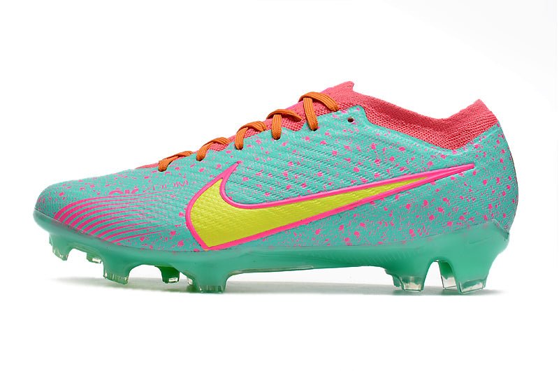 Nike Mercurial Vapor 15 Elite FG – Bleu Jaune Rose - FootXPert