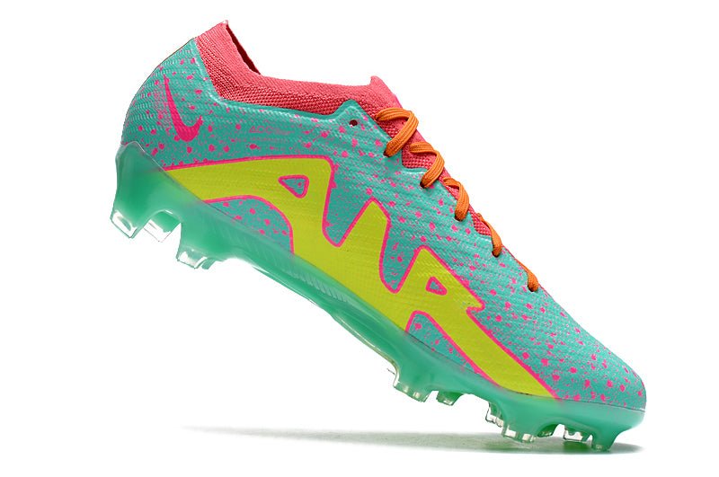 Nike Mercurial Vapor 15 Elite FG – Bleu Jaune Rose - FootXPert