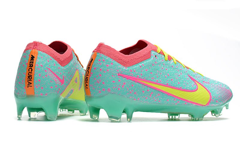 Nike Mercurial Vapor 15 Elite FG – Bleu Jaune Rose - FootXPert