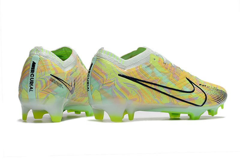 Nike Mercurial Vapor 15 Elite FG – Bonded – Vert Bleu Orange - FootXPert
