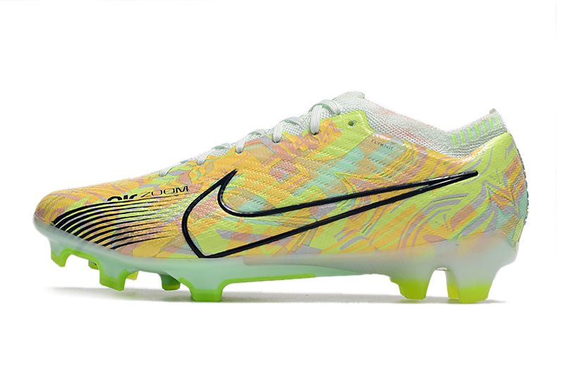Nike Mercurial Vapor 15 Elite FG – Bonded – Vert Bleu Orange - FootXPert