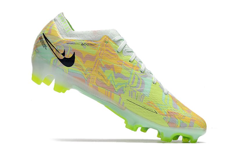 Nike Mercurial Vapor 15 Elite FG – Bonded – Vert Bleu Orange - FootXPert